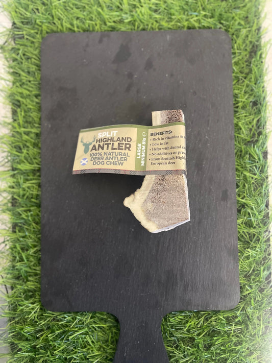 Split Highland Antler Nova dog chews
