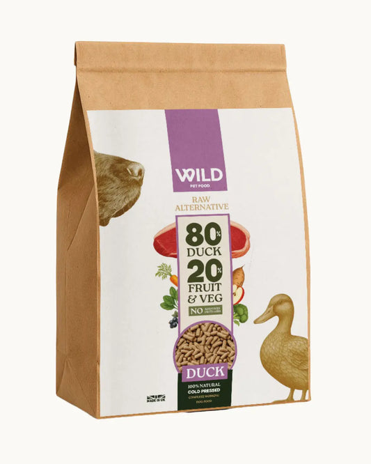 Wild 80:20 Duck Coldpress Dog Food Wild Pet Food