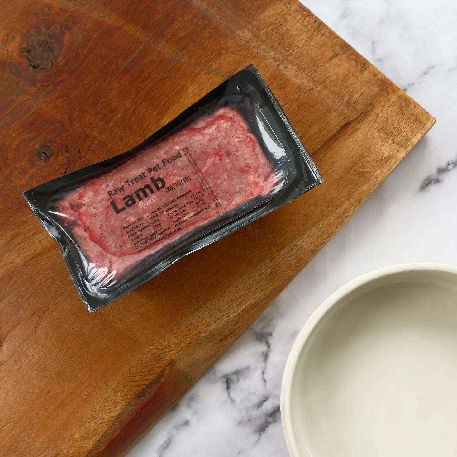 Raw Treat Pet Food - Lamb 80:10:10