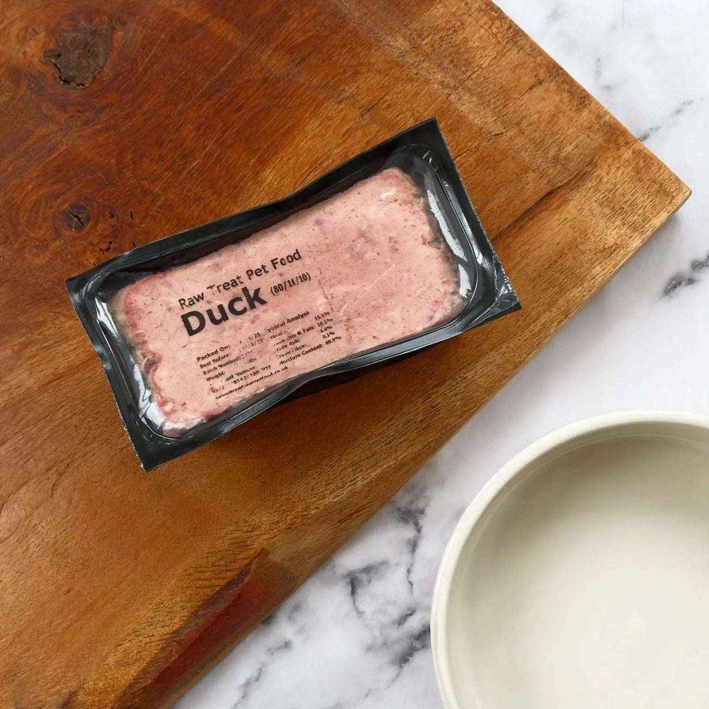 Raw Treat Pet Food - Duck 80:10:10