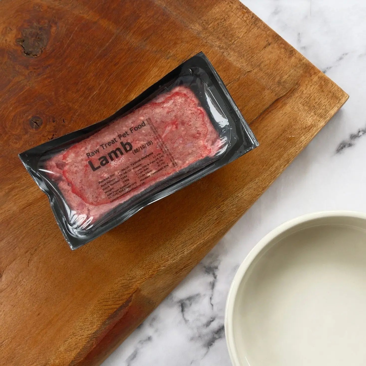 Raw Treat Pet Food - Lamb 80:10:10 Raw Treat Pet Food