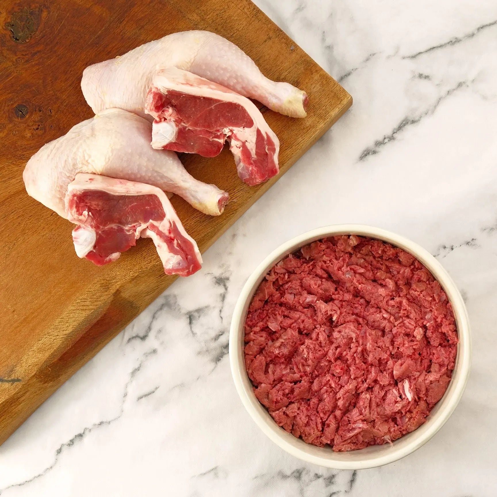 Raw Treat Pet Food - Lamb & Chicken 80:10:10 Raw Treat Pet Food