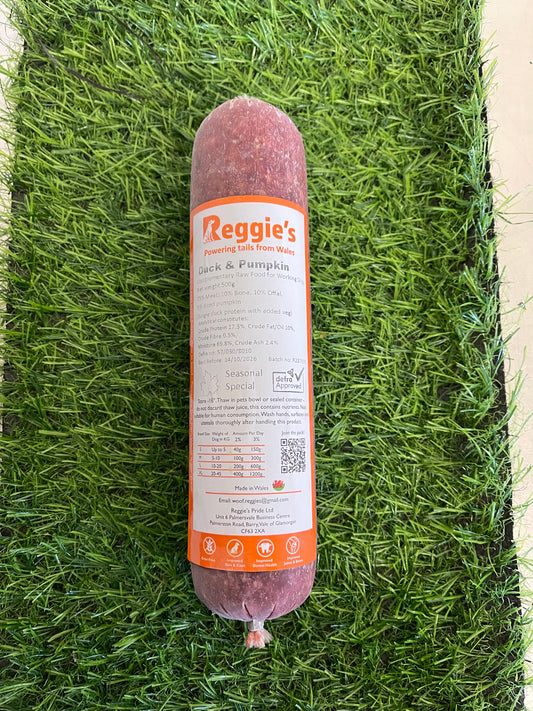 Reggies Raw Duck & Pumpkin