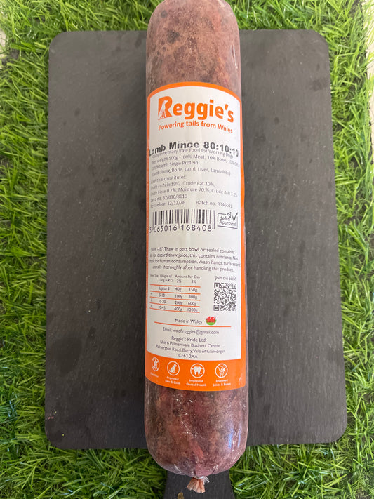 Reggies Raw Lamb 80:10:10